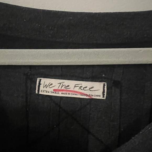 Free People Gray Long sleeve Too - Picture 5 of 6